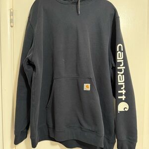 Carhartt Men's Navy Blue Hoodie